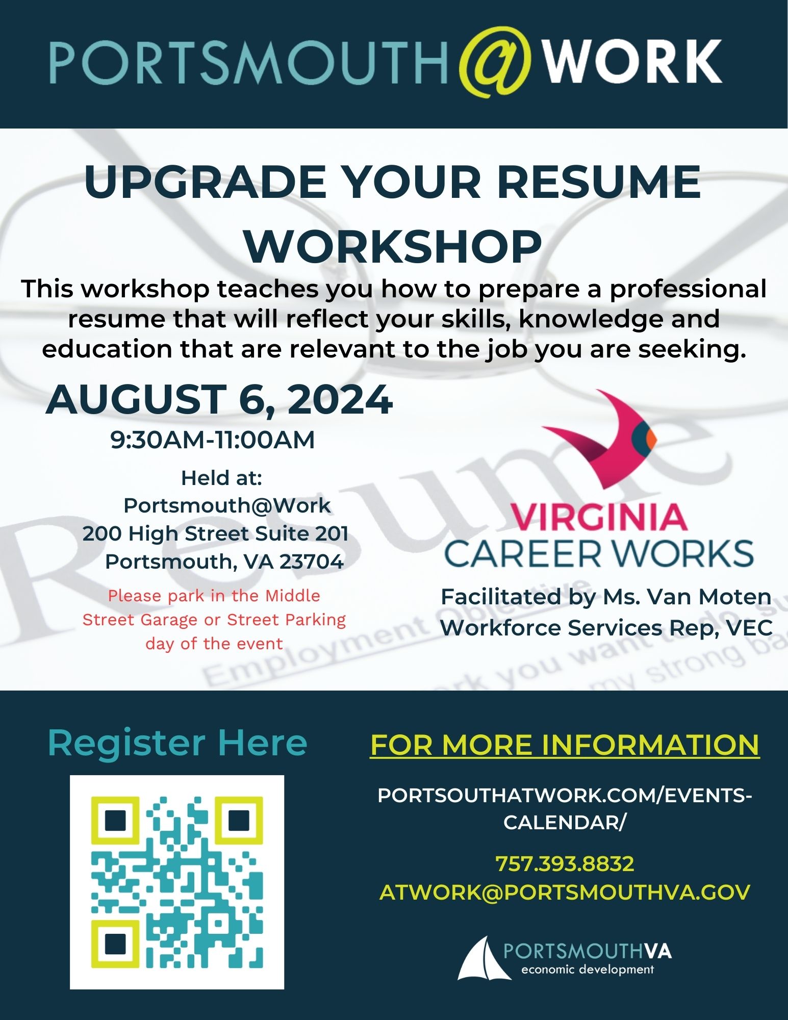 August Resume Workshop 1