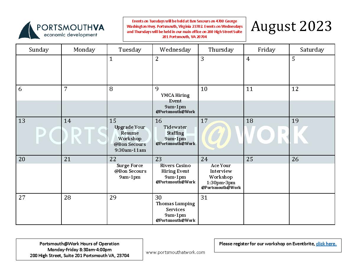 P@W August 2023 Calendar FINAL