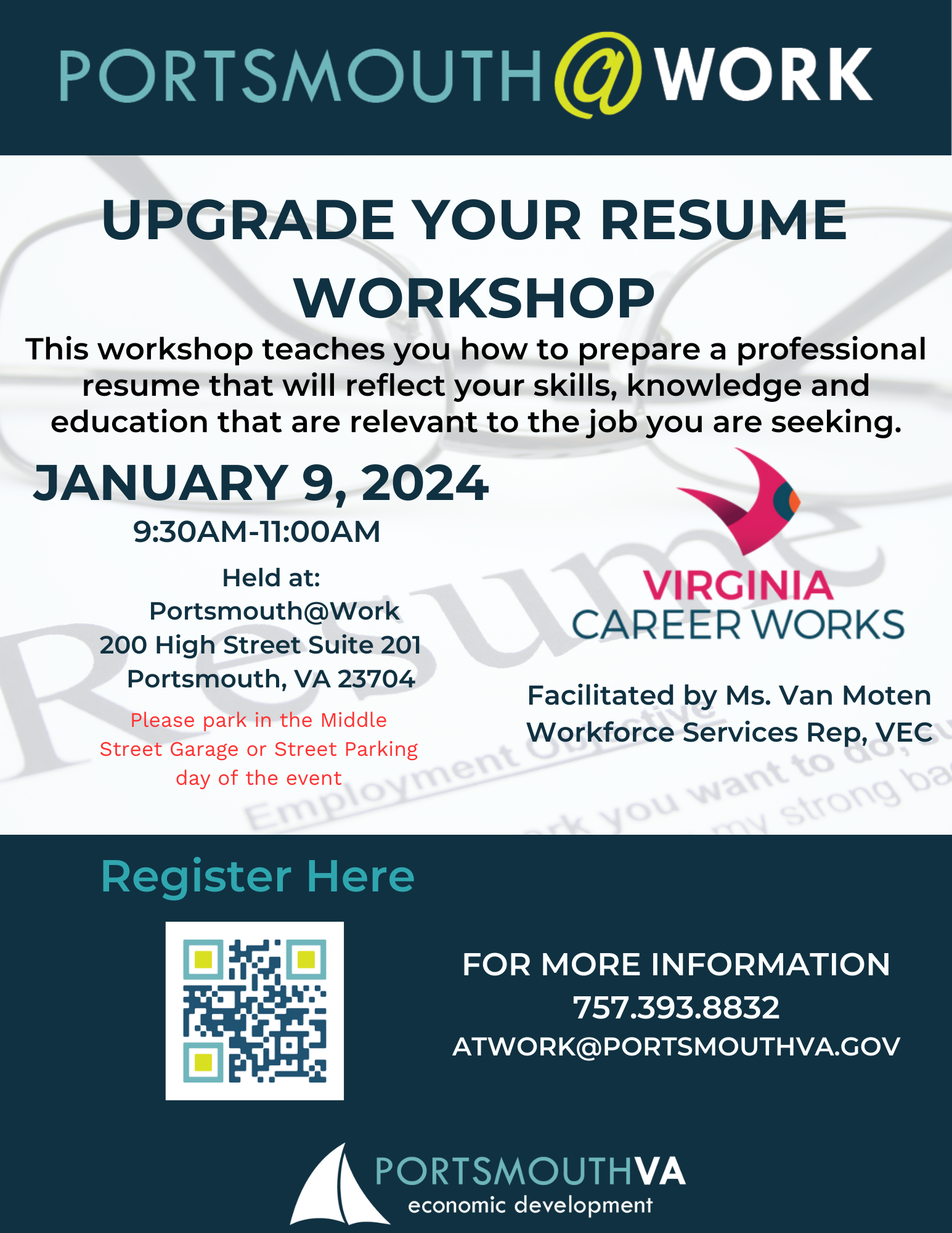 Resume Workshop Jan 2024