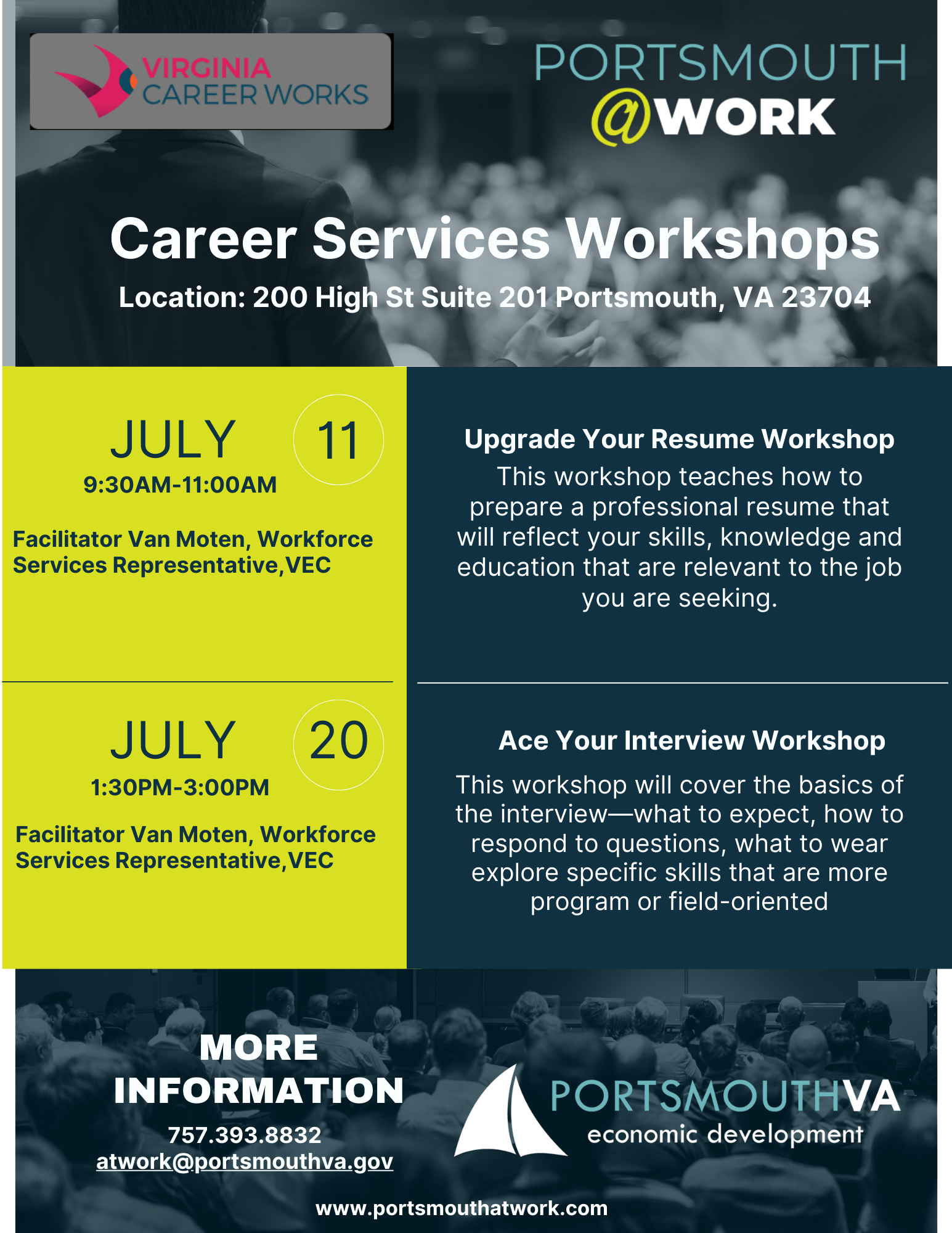 Career Services Workshops