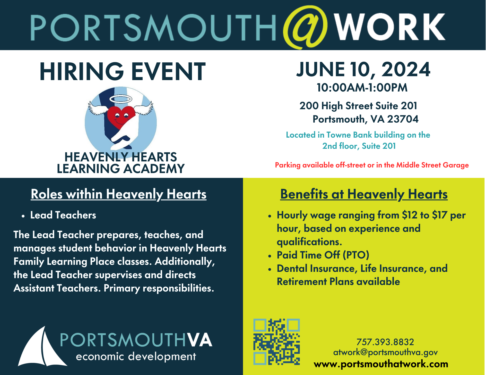 JUNE Heavenly Hearts Hiring Event