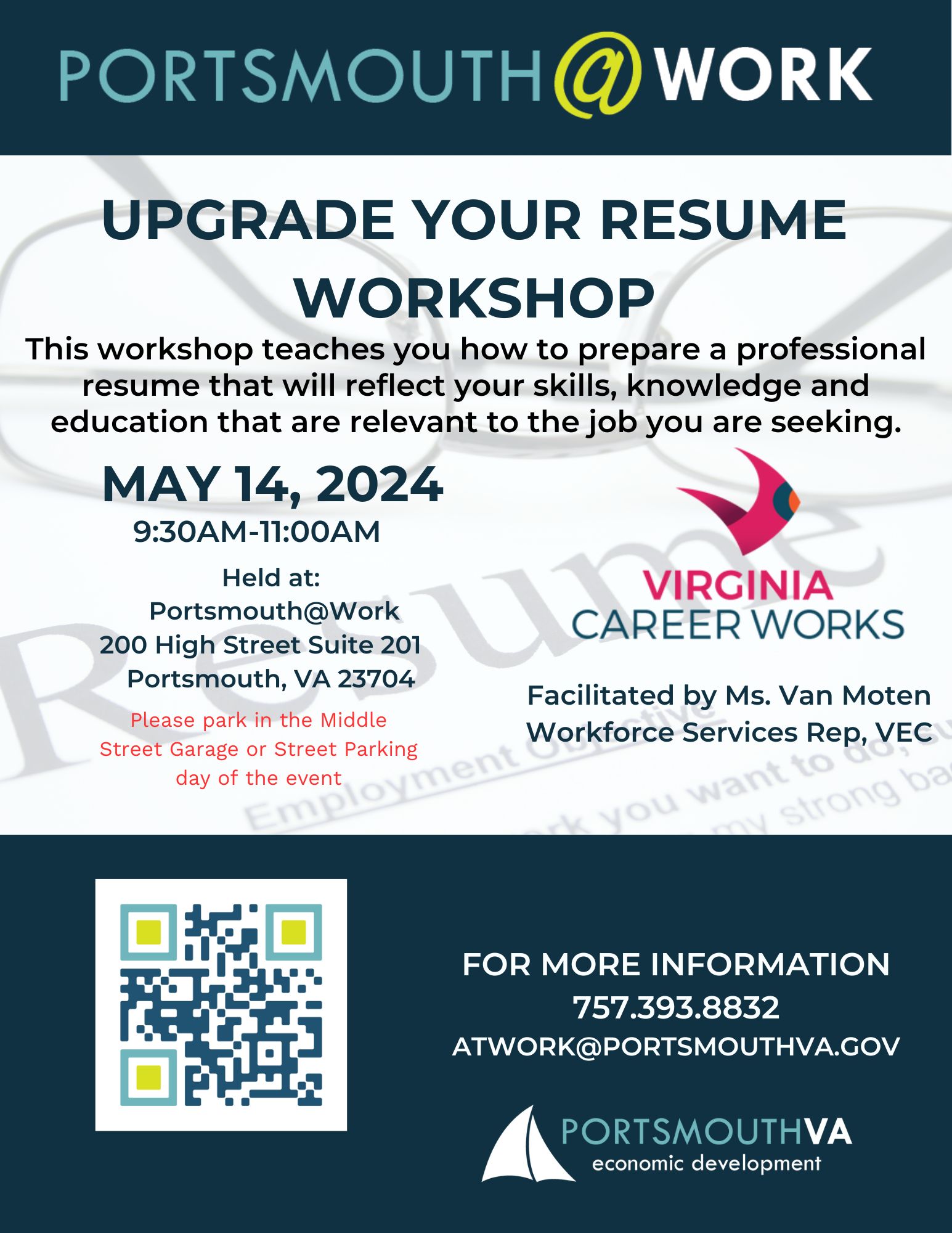 Copy Of Resume Workshop May