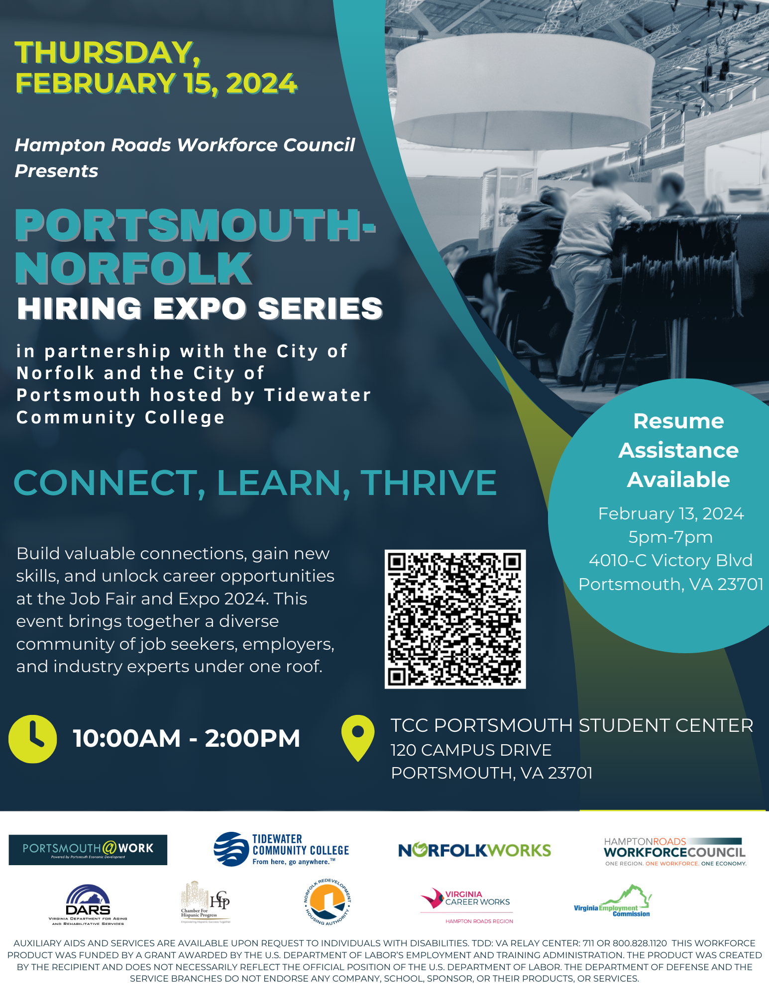 Portsmouth Norfolk Hiring Event FLYER
